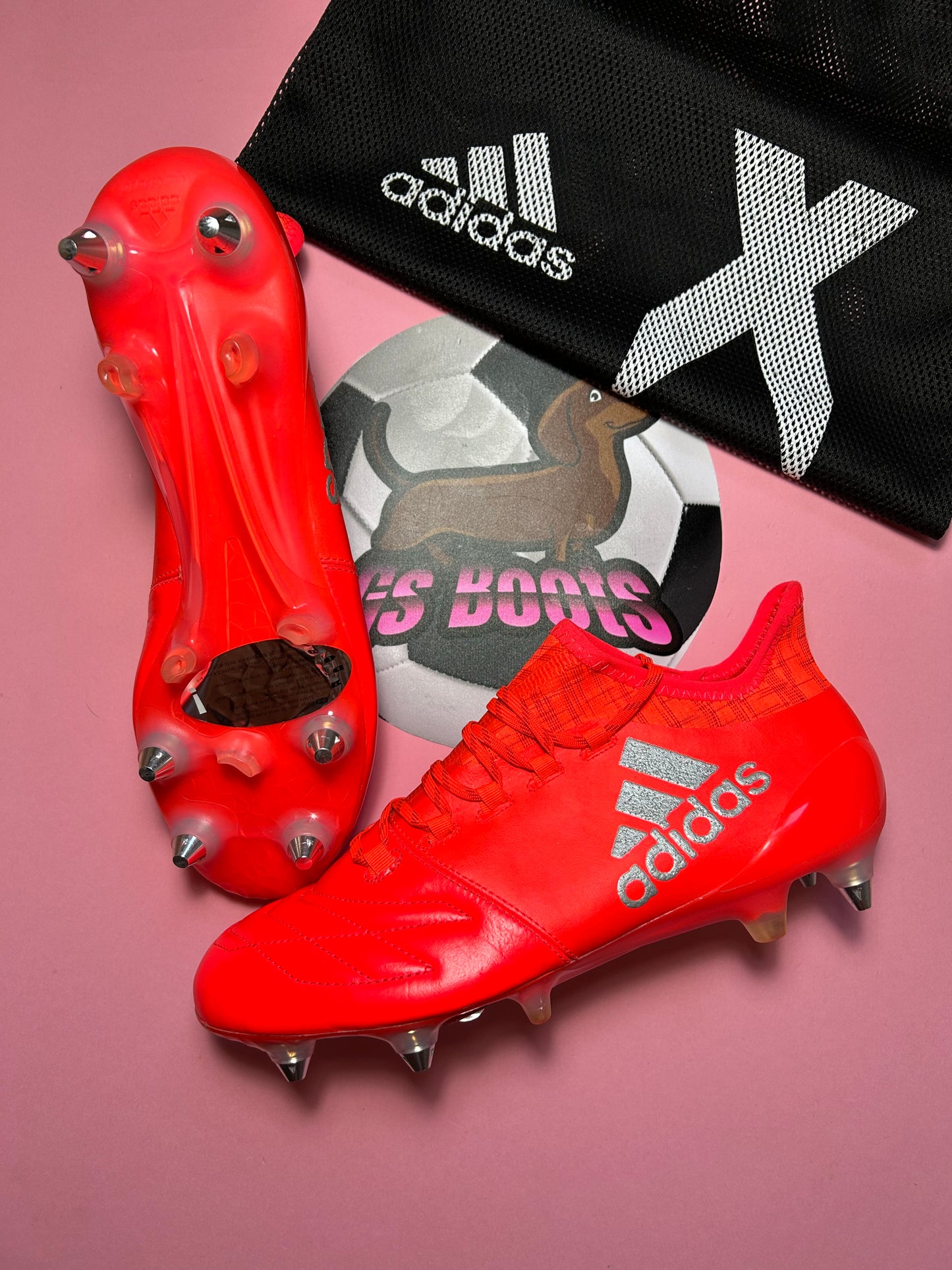 Adidas x 16.1 red sg leather