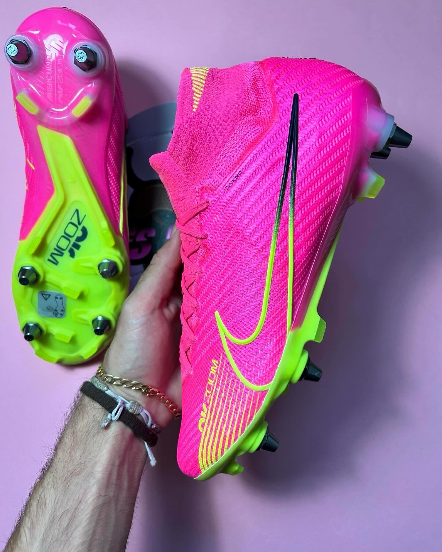 Nike superfly 9 elite sg-pro player edition pink