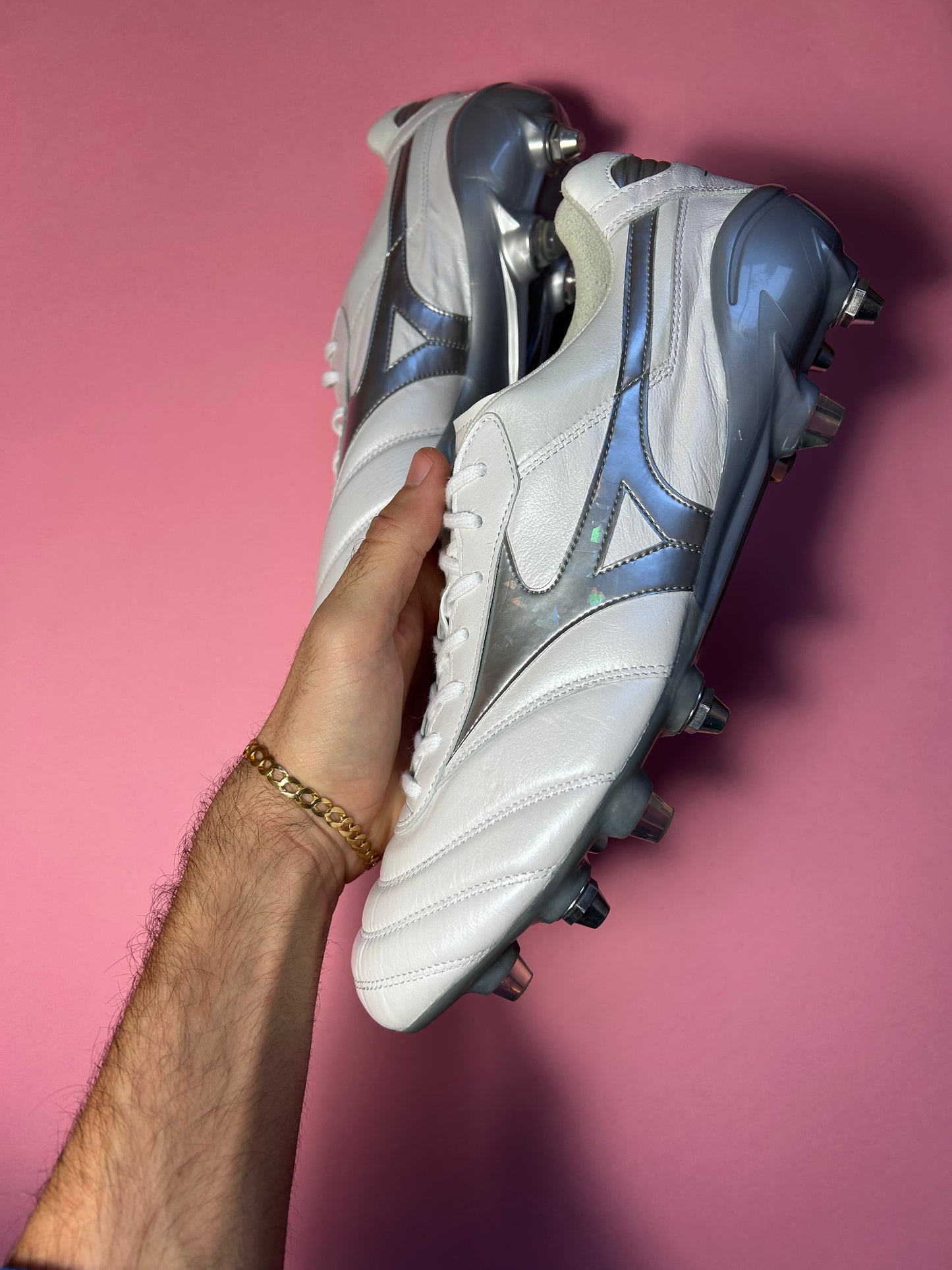 Mizuno Morelia DNA made in Japan Mix White