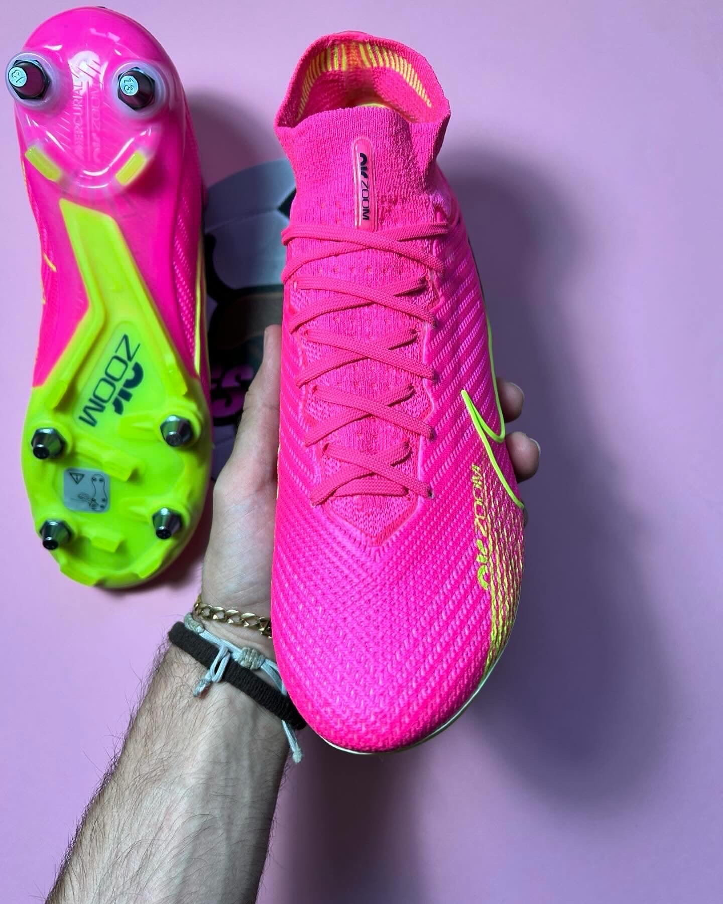 Nike superfly 9 elite sg-pro player edition pink