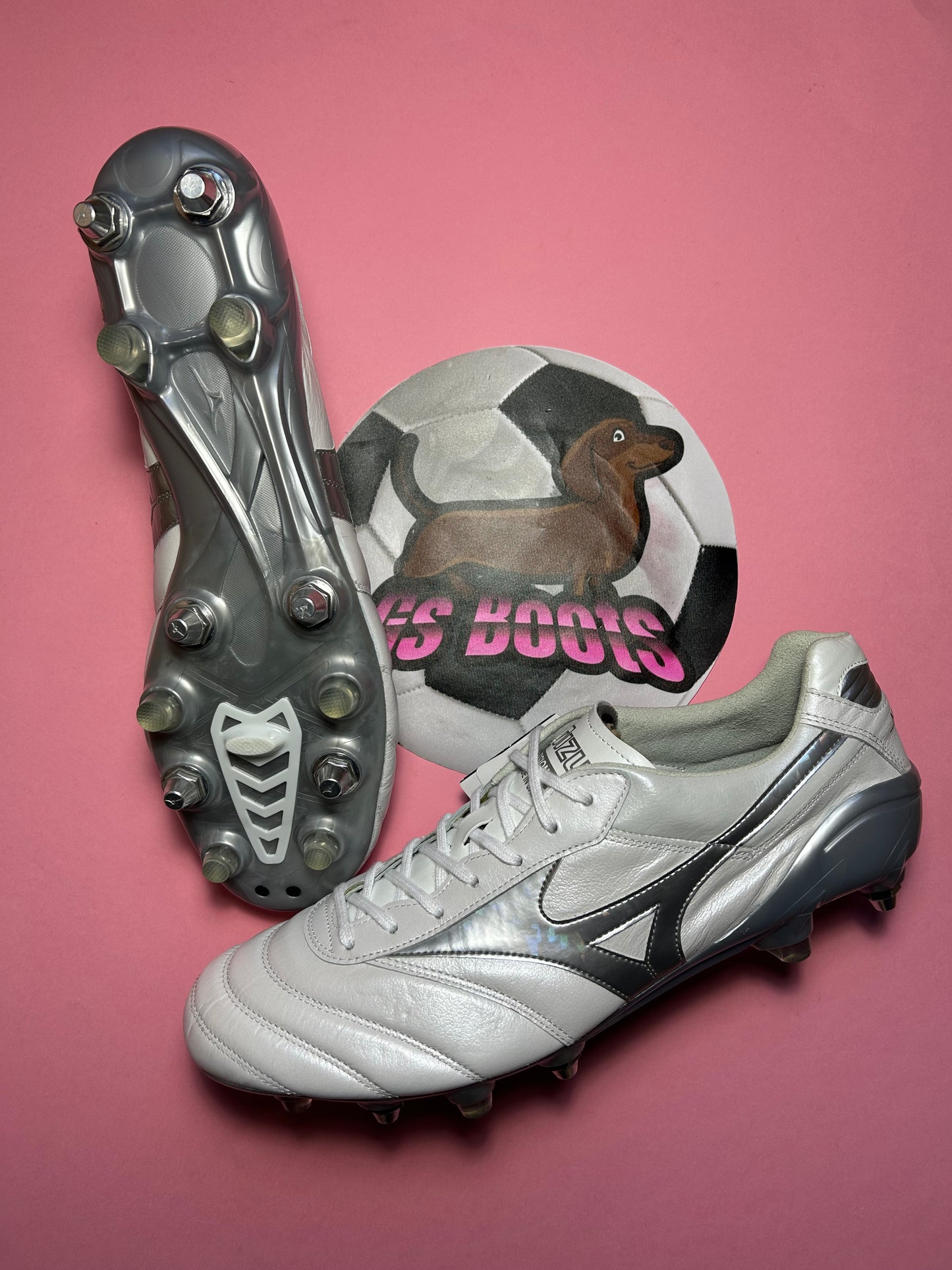 Mizuno Morelia DNA made in Japan Mix White