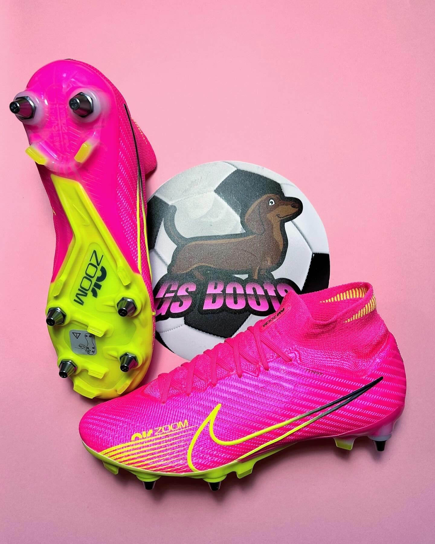 Nike superfly 9 elite sg-pro player edition pink