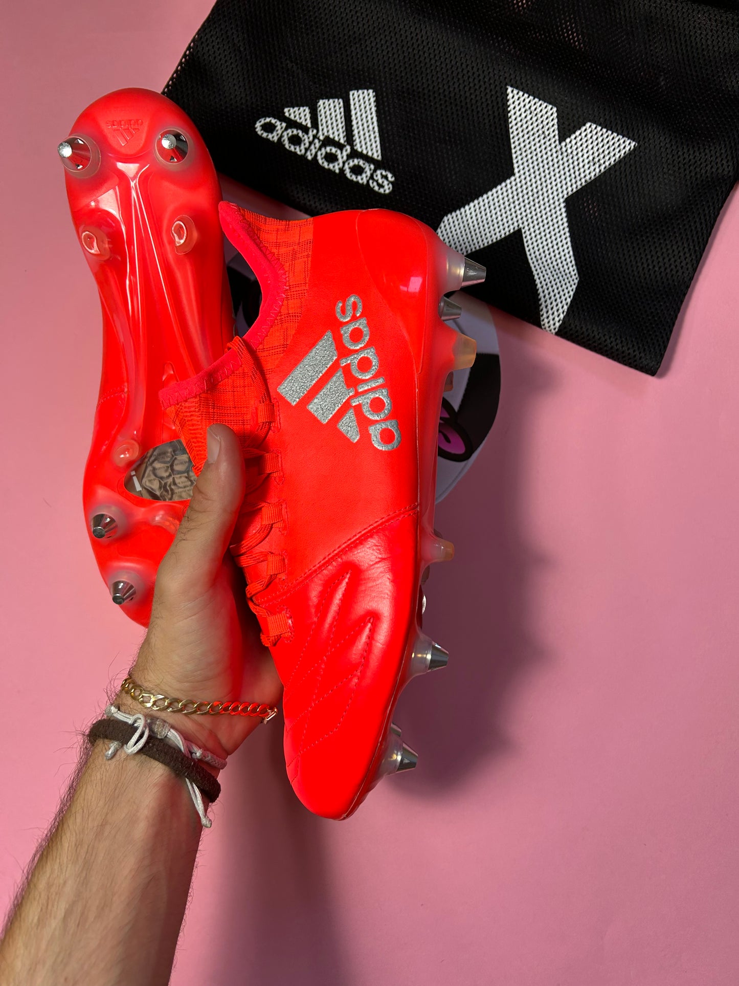 Adidas x 16.1 red sg leather